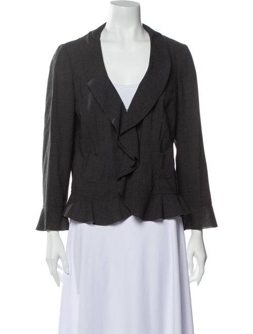 Armani Collezioni Vintage Virgin Wool Blazer Wool