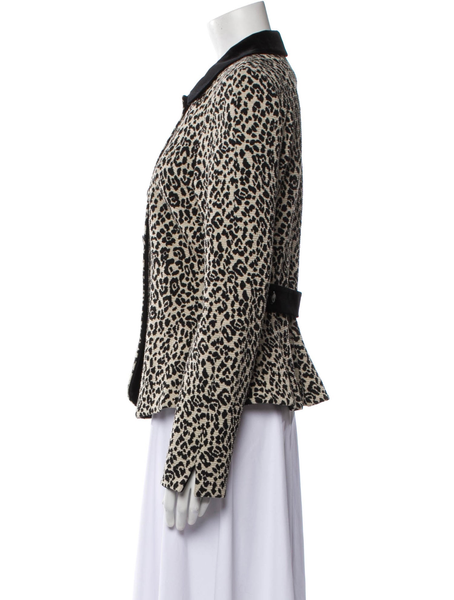 Armani Collezioni Animal Print Evening Jacket