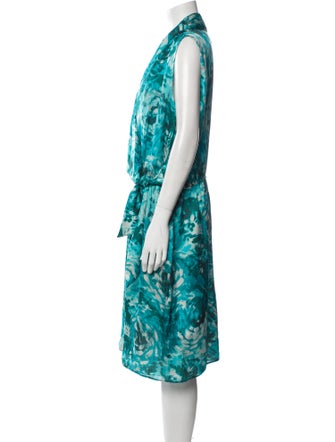 Armani Collezioni Printed Midi Length Dress