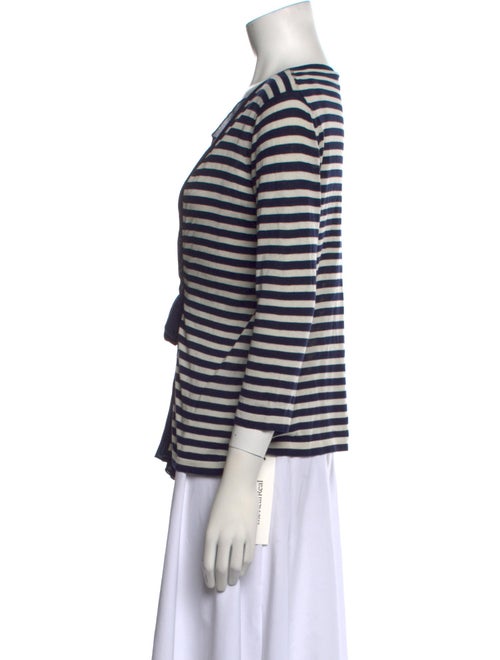 Armani Collezioni Silk Striped Top