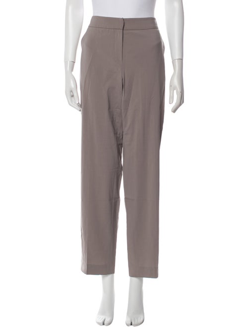 Armani Collezioni Wool Straight Leg Pants