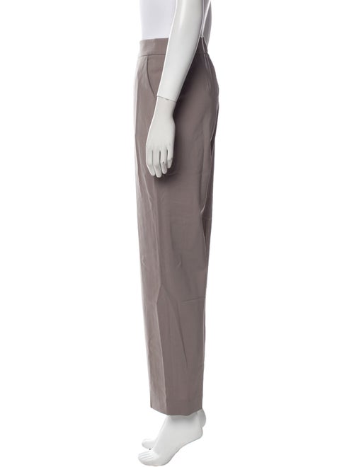 Armani Collezioni Wool Straight Leg Pants