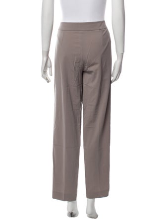 Armani Collezioni Wool Straight Leg Pants