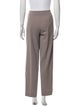 Armani Collezioni Wool Straight Leg Pants