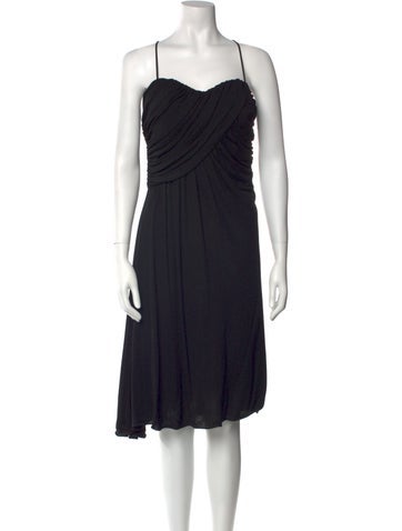 Armani Collezioni Dresses Strapless Midi Length Dress Us8, It44 | M