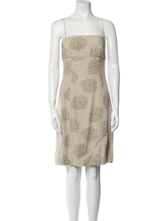Armani Collezioni Silk Knee-Length Dress
