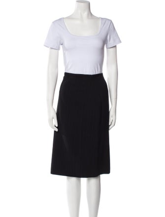 Armani Collezioni Virgin Wool Skirt Set