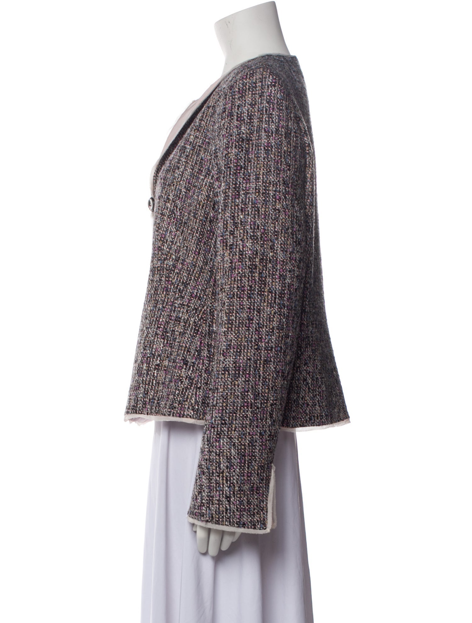 Armani Collezioni Tweed Pattern Evening Jacket