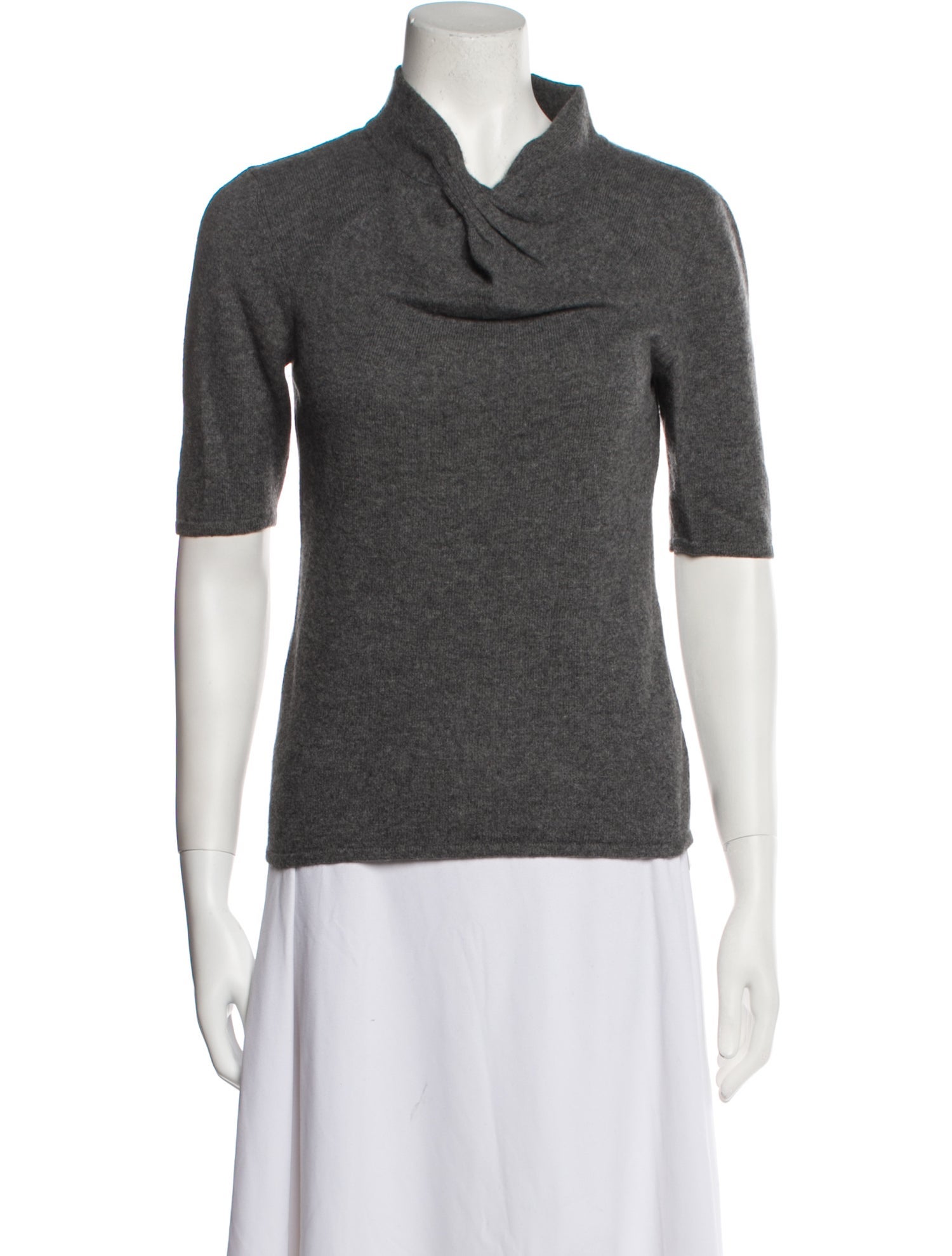 Armani Collezioni Cashmere Cowl Neck Sweater