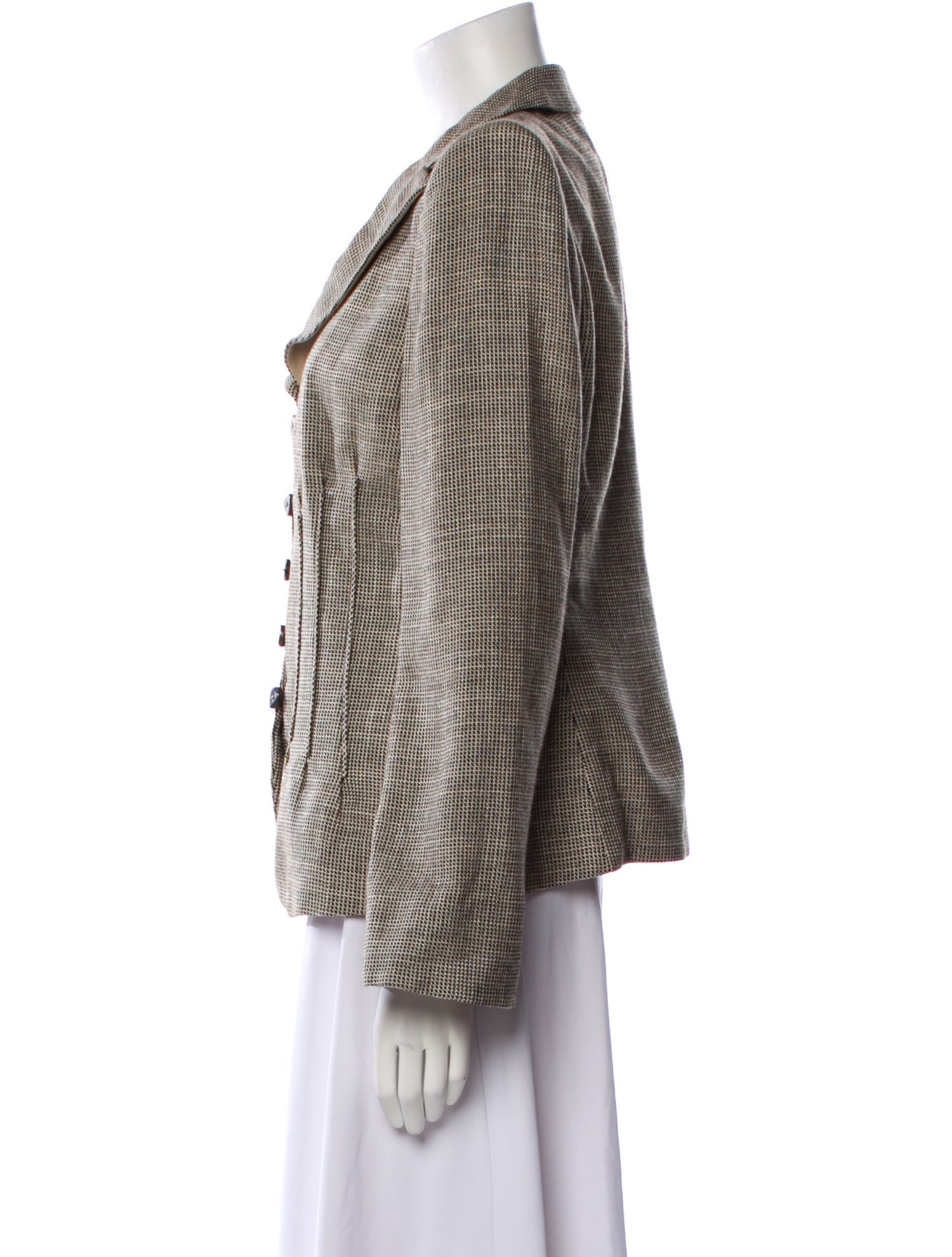 Armani Collezioni Silk Printed Blazer