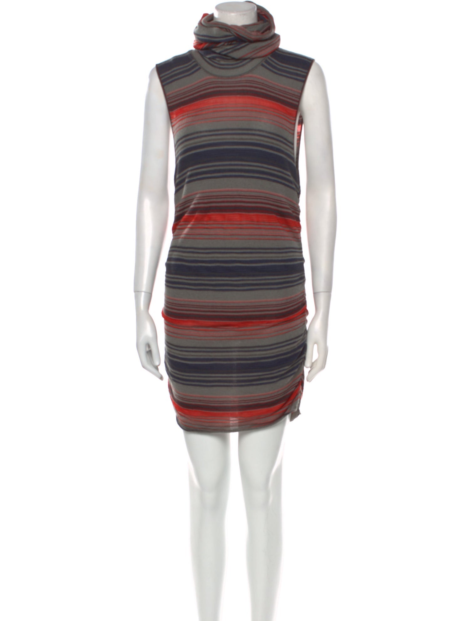 Armani Collezioni Striped Long Dress