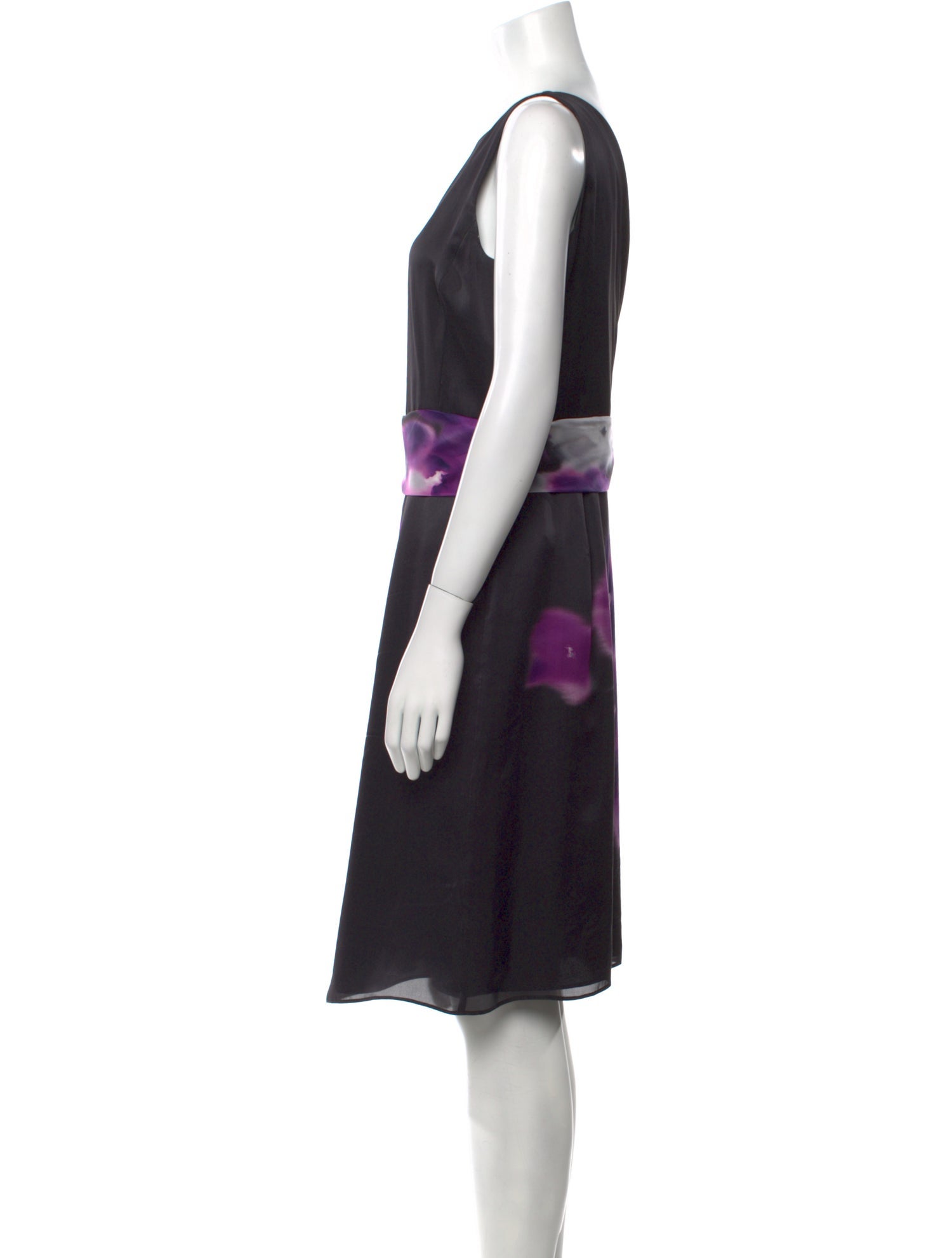 Armani Collezioni Silk Knee-Length Dress