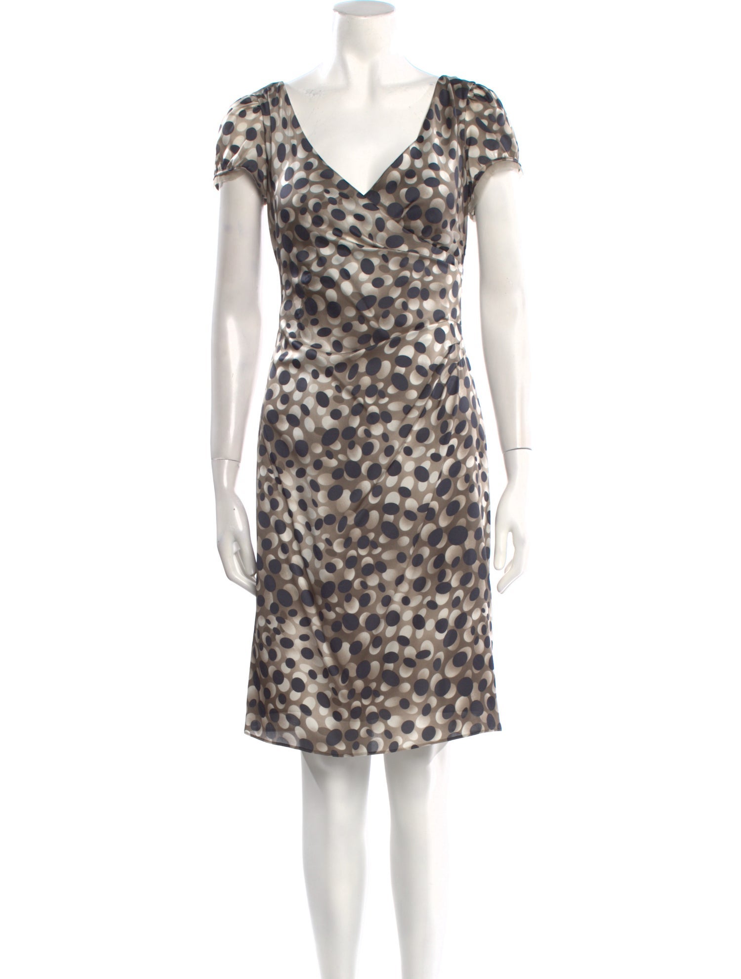 Armani Collezioni Silk Knee-Length Dress