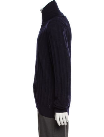 Armani Collezioni Virgin Wool Turtleneck Pullover