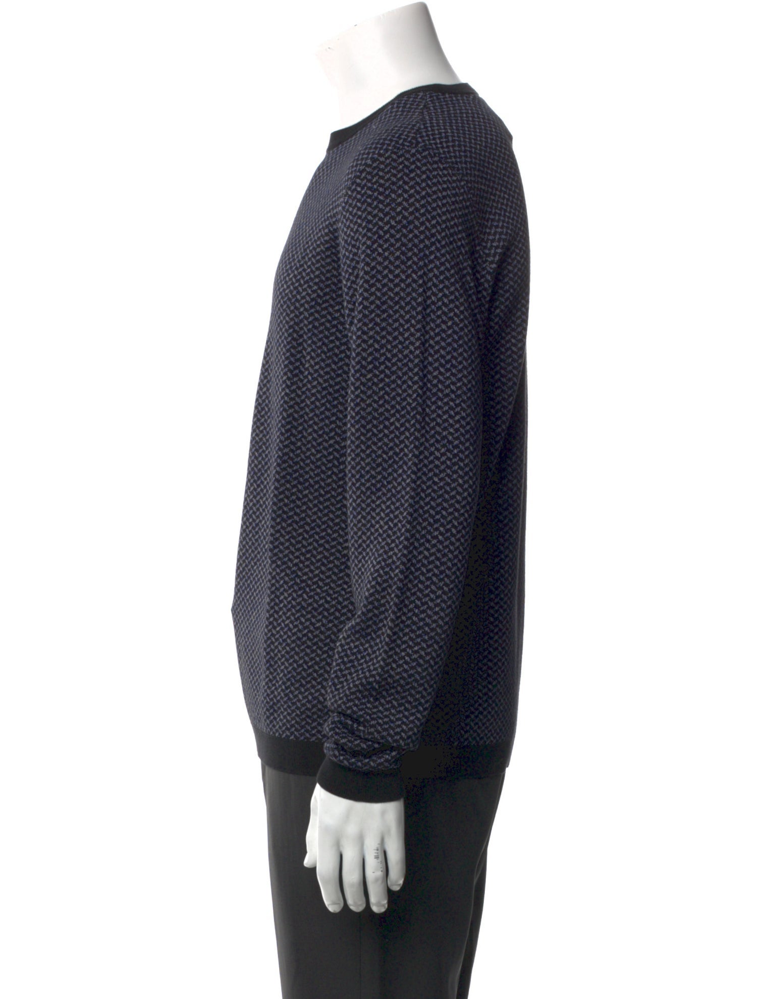 Armani Collezioni Crew Neck Long Sleeve Pullover