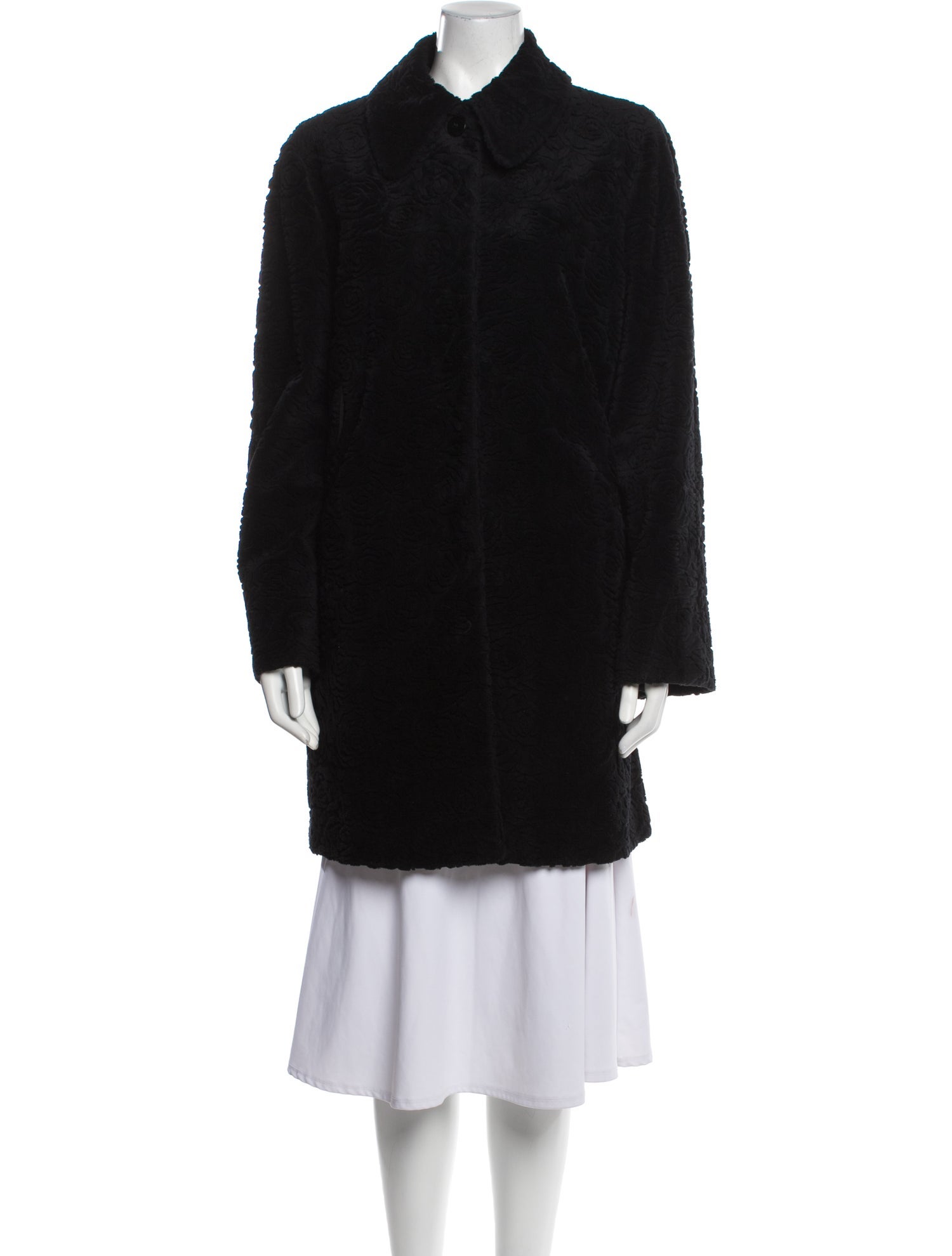 Armani Collezioni Faux Fur Coat