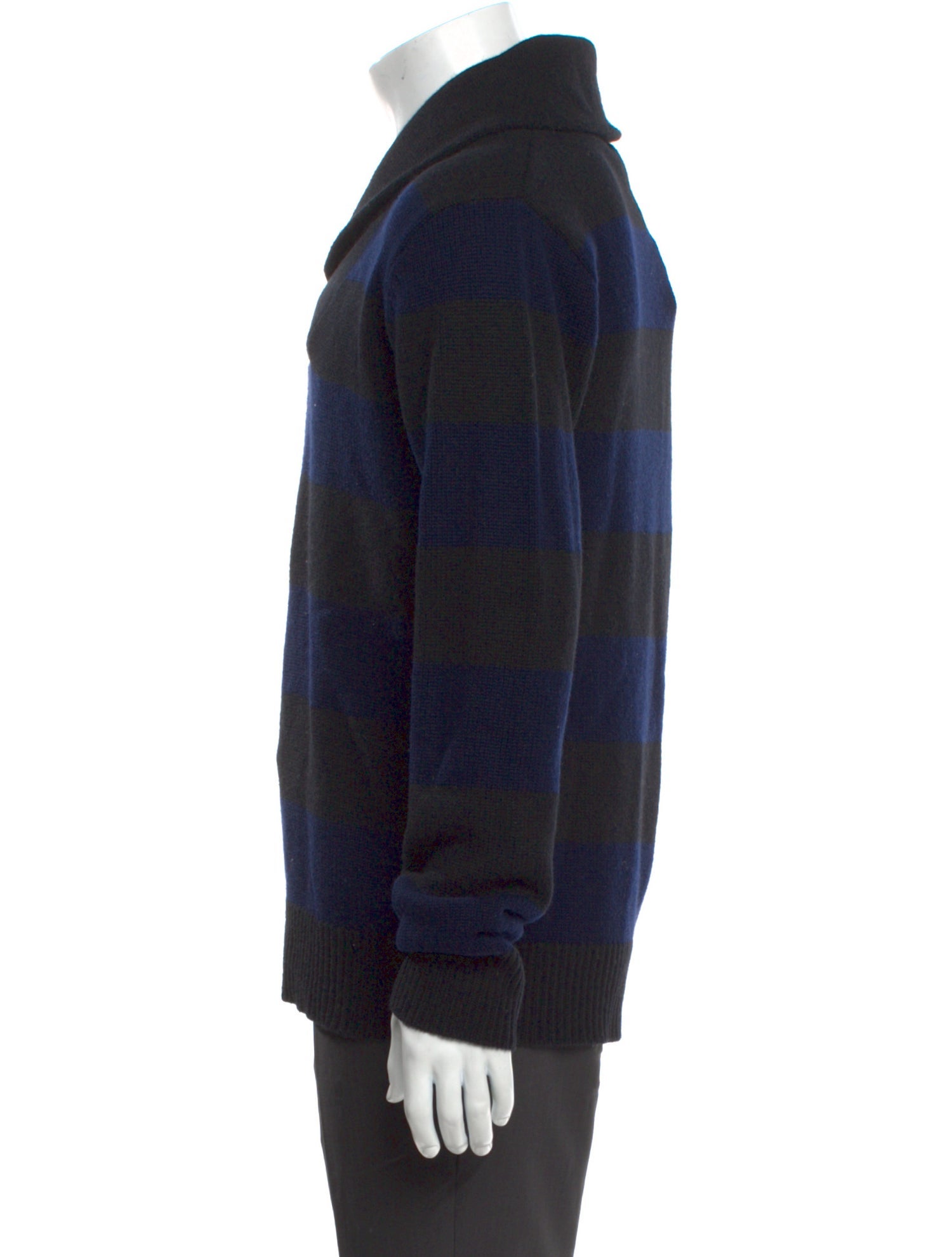Armani Collezioni Wool Striped Pullover