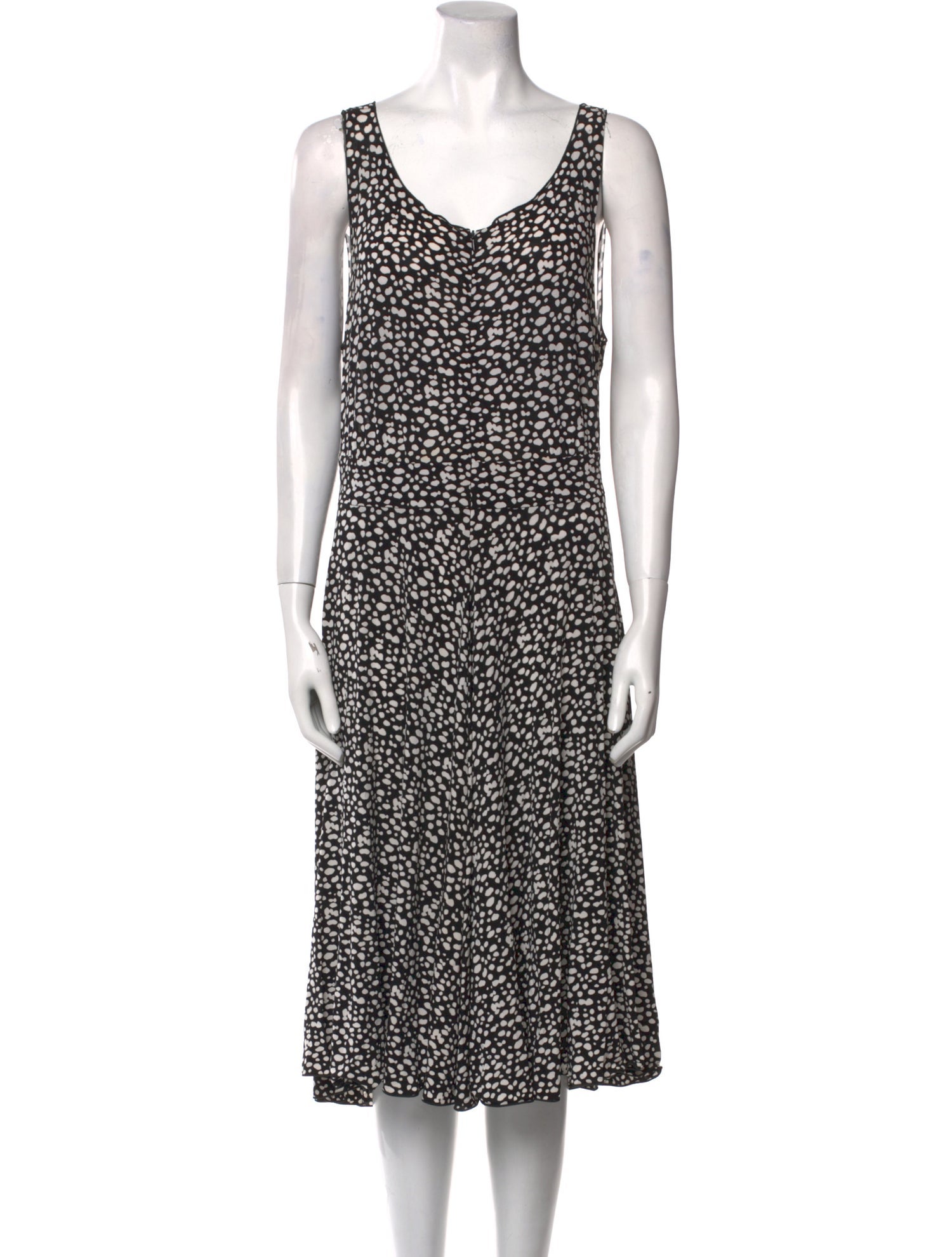 Armani Collezioni Printed Knee-Length Dress