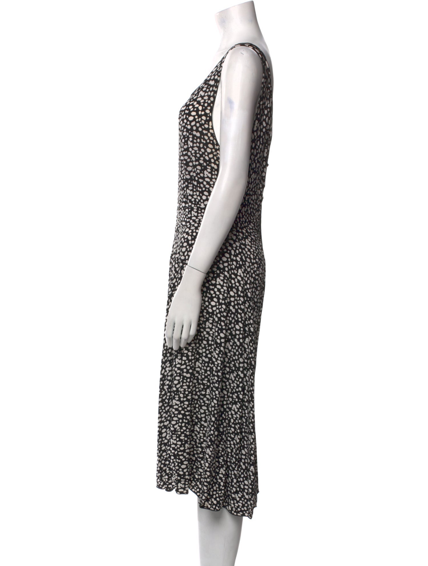 Armani Collezioni Printed Knee-Length Dress