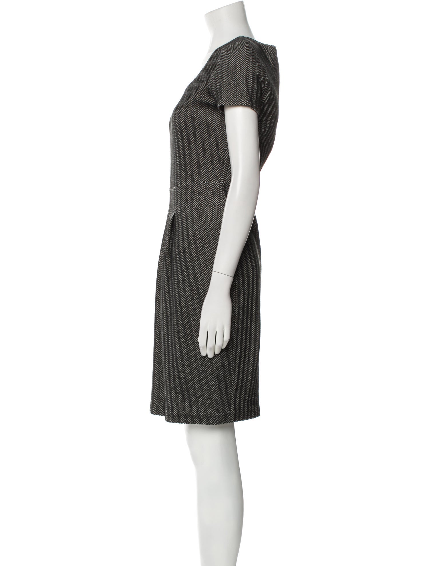 Armani Collezioni Printed Knee-Length Dress