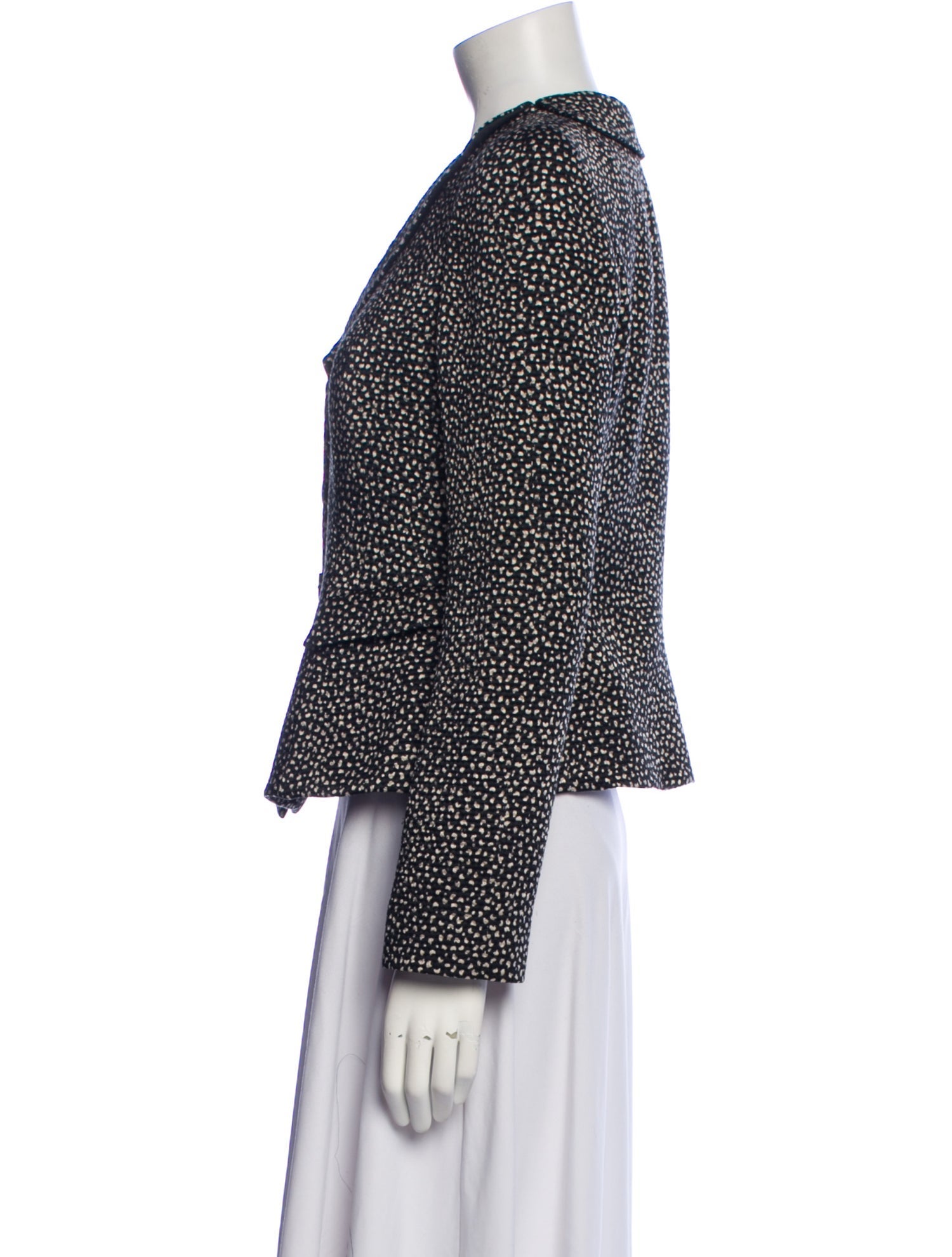 Armani Collezioni Wool Tweed Pattern Evening Jacket