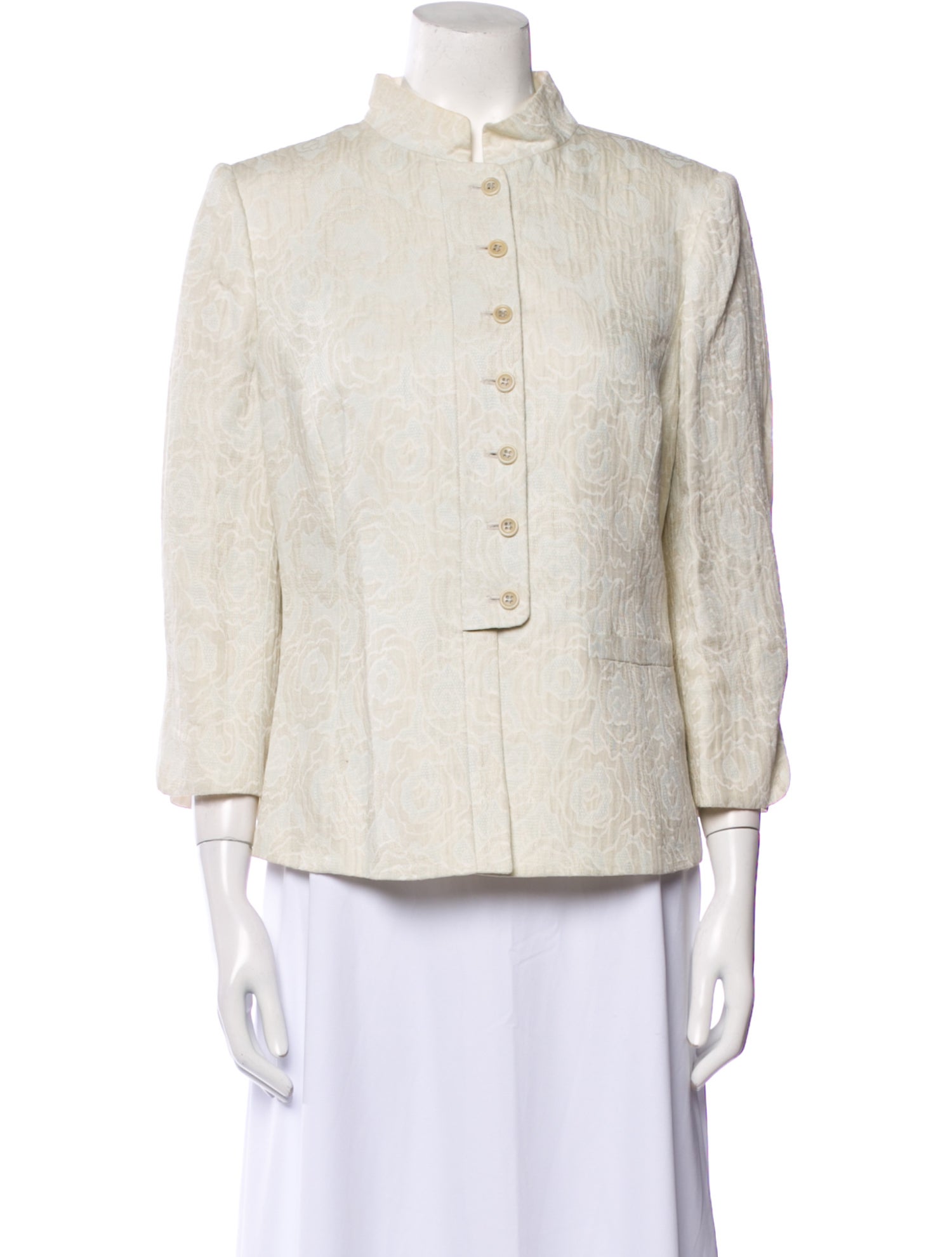 Armani Collezioni Tweed Pattern Jacket