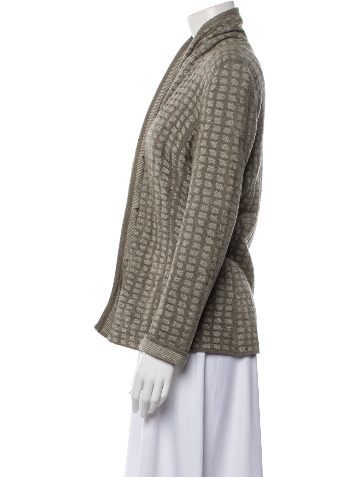 Armani Collezioni Striped V-Neck Sweater