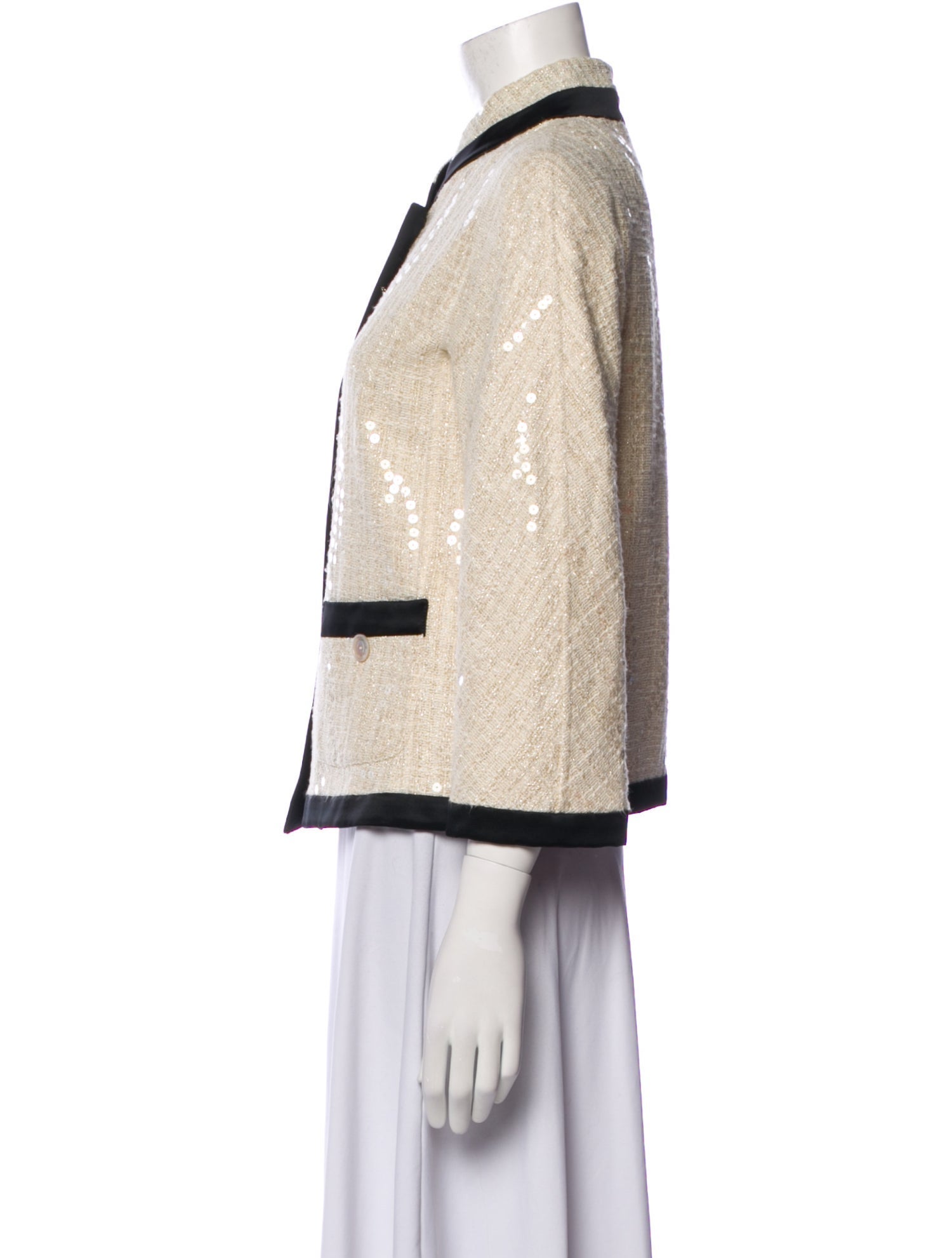 Armani Collezioni Tweed Pattern Jacket