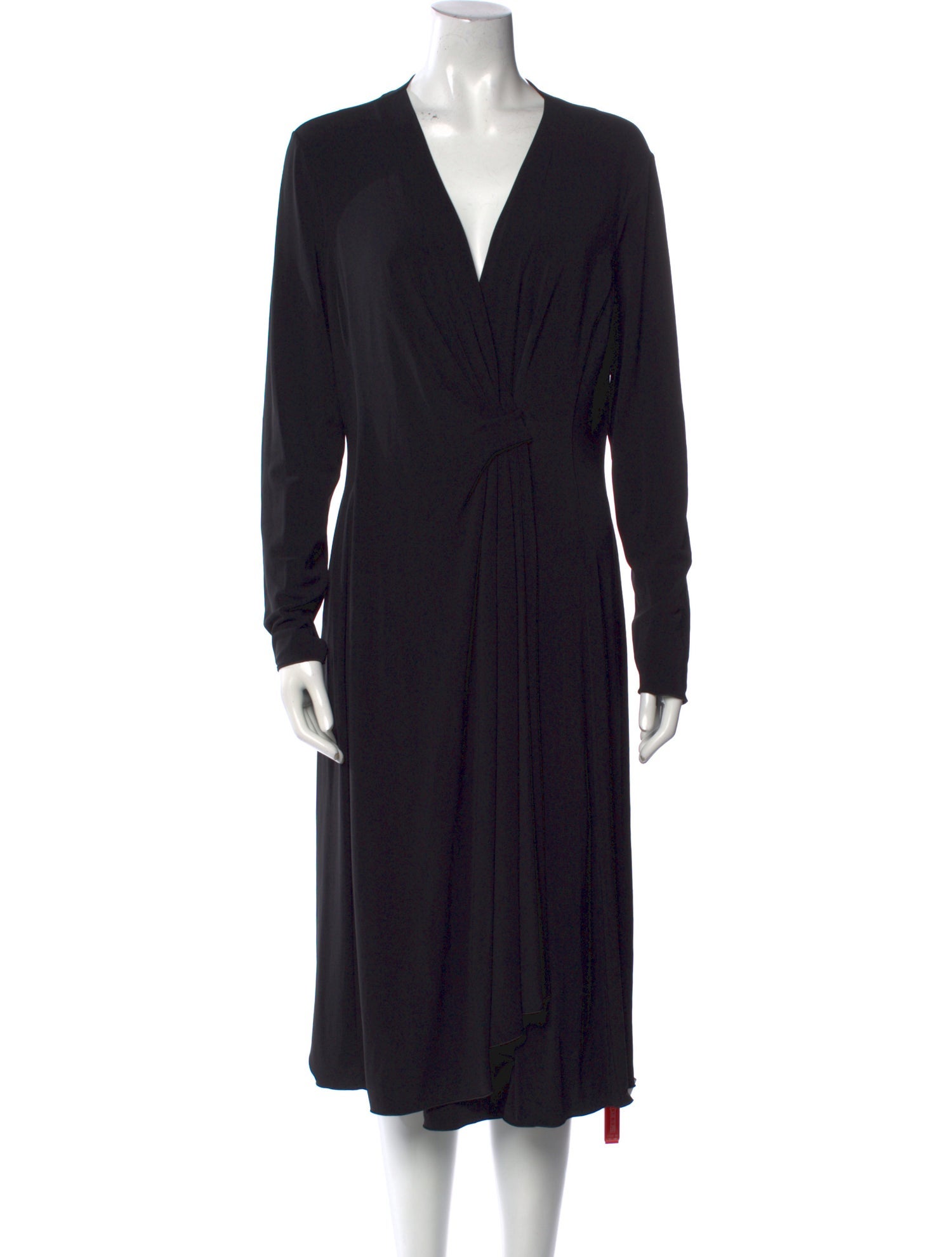 Armani Collezioni V-Neck Midi Length Dress w/ Tags