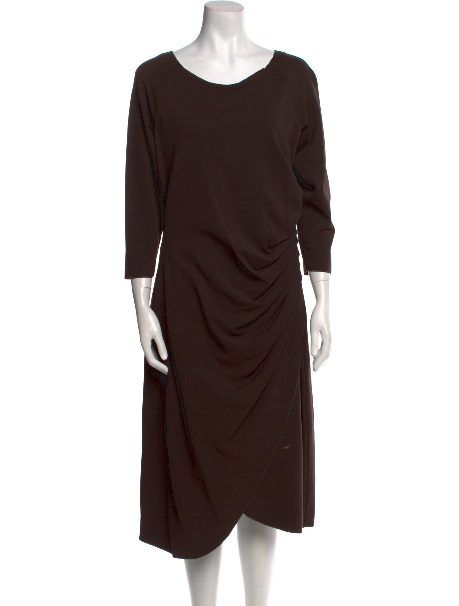 Armani Collezioni Bateau Neckline Midi Length Dress w/ Tags