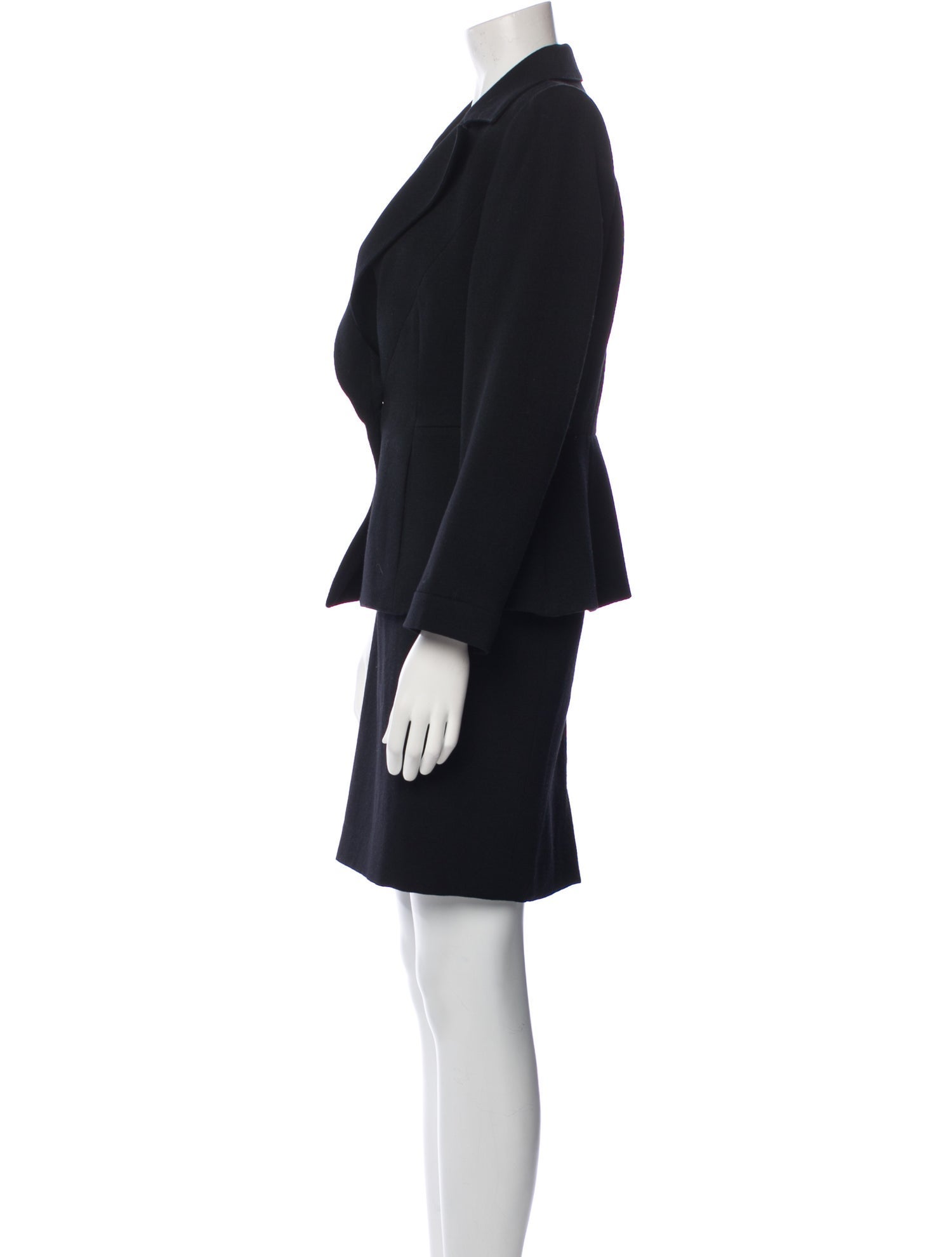 Armani Collezioni Virgin Wool Skirt Suit
