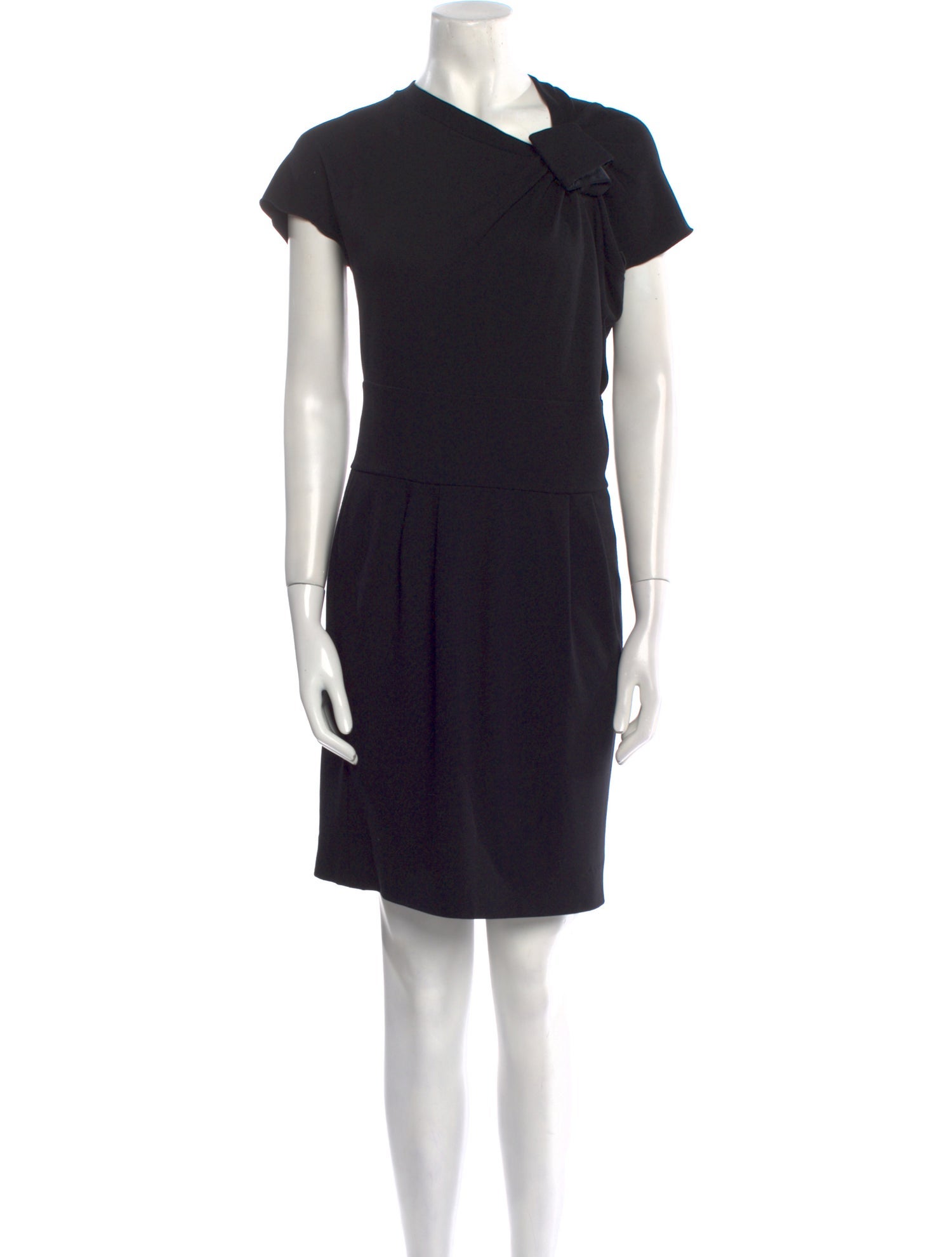 Armani Collezioni V-Neck Mini Dress