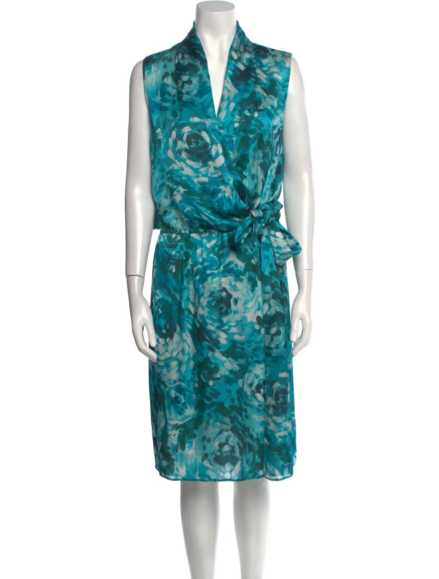 Armani Collezioni Silk Knee-Length Dress