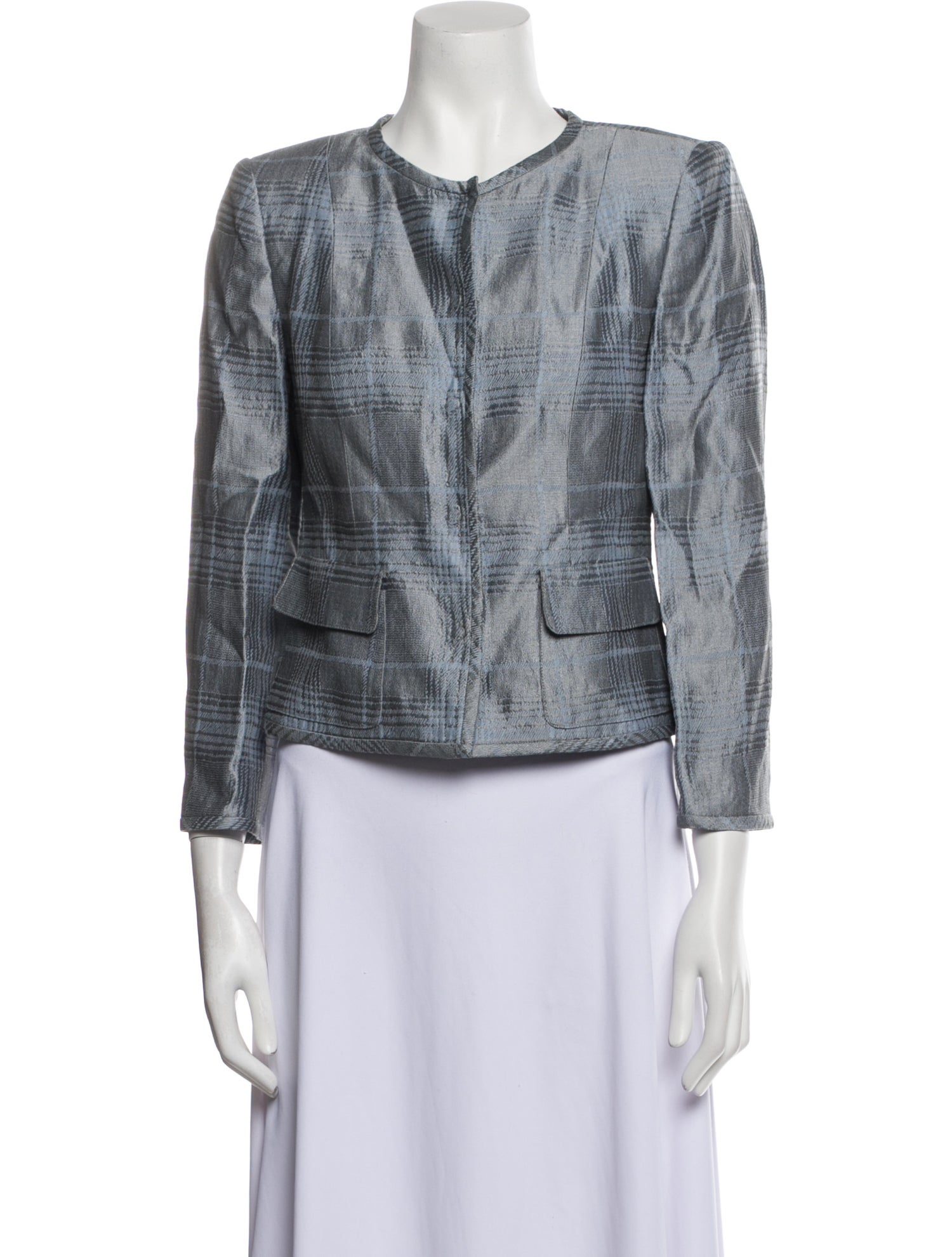 Armani Collezioni Tweed Pattern Jacket