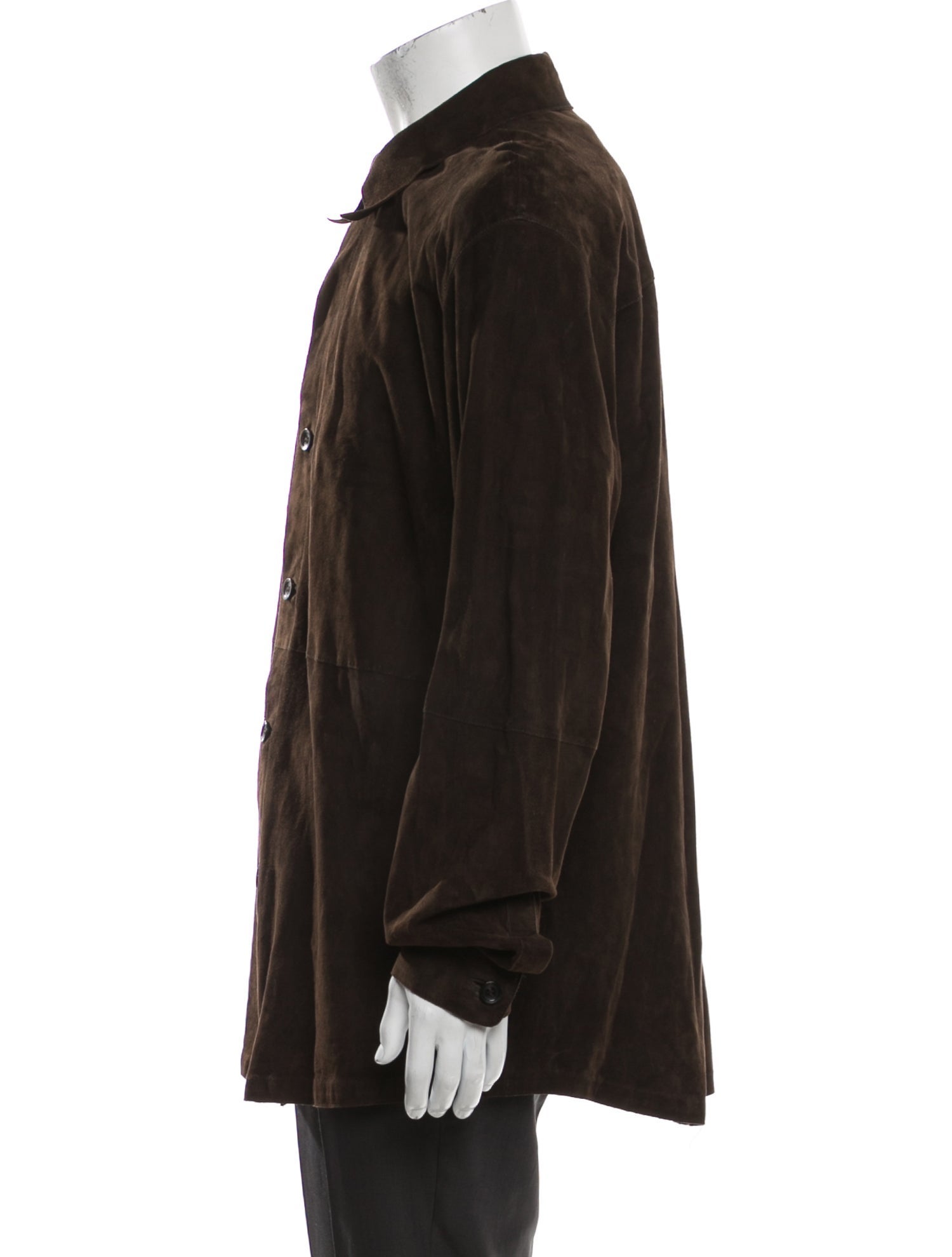 Armani Collezioni Suede Windbreaker