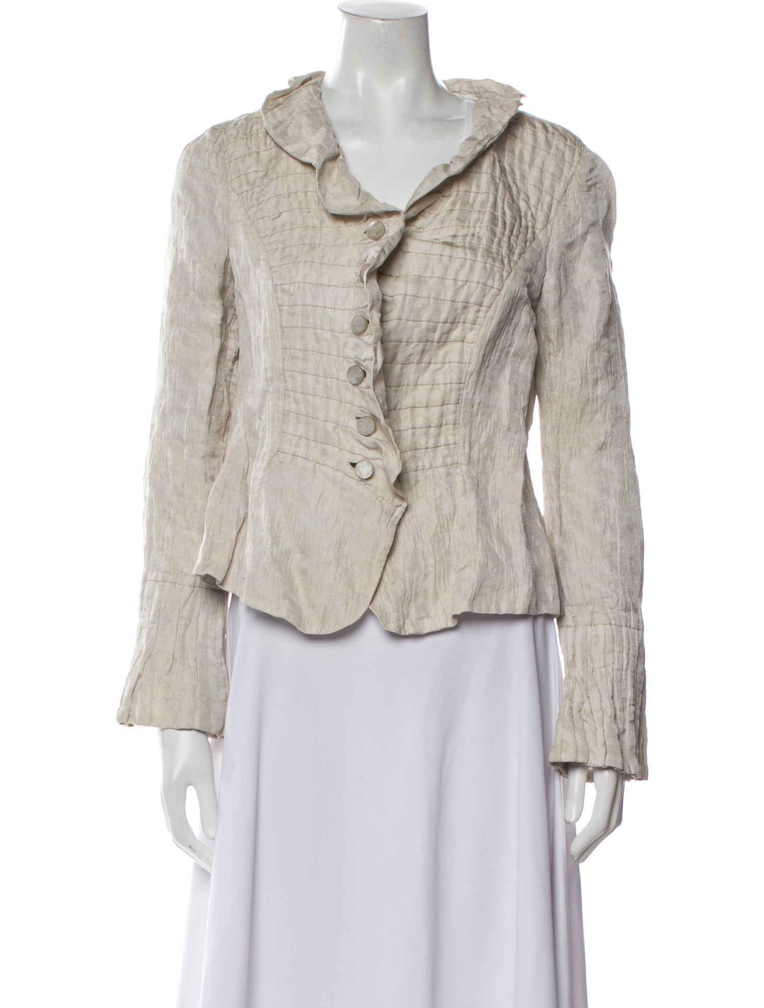 Armani Collezioni Tweed Pattern Evening Jacket