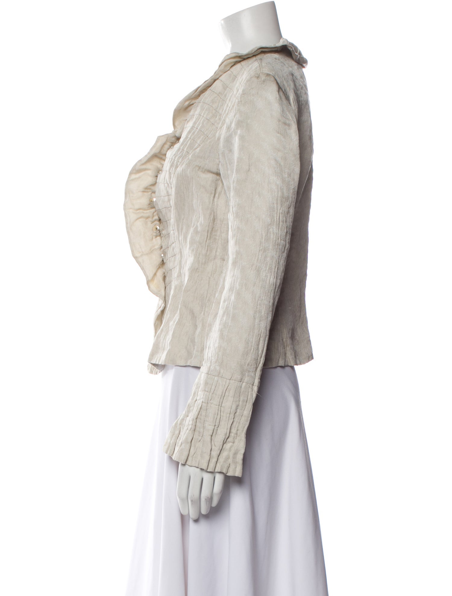 Armani Collezioni Tweed Pattern Evening Jacket