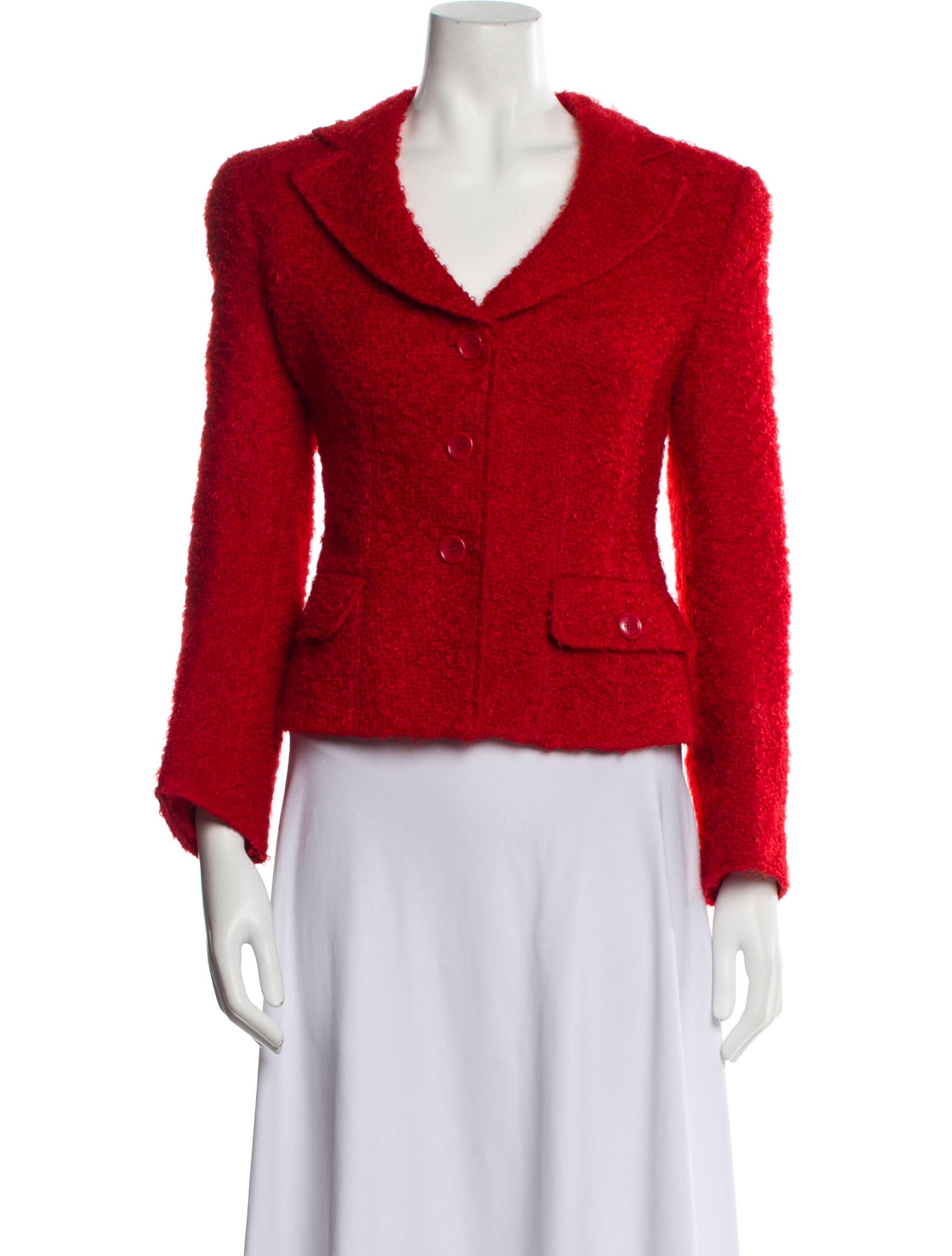 Armani Collezioni Mohair Tweed Pattern Evening Jacket