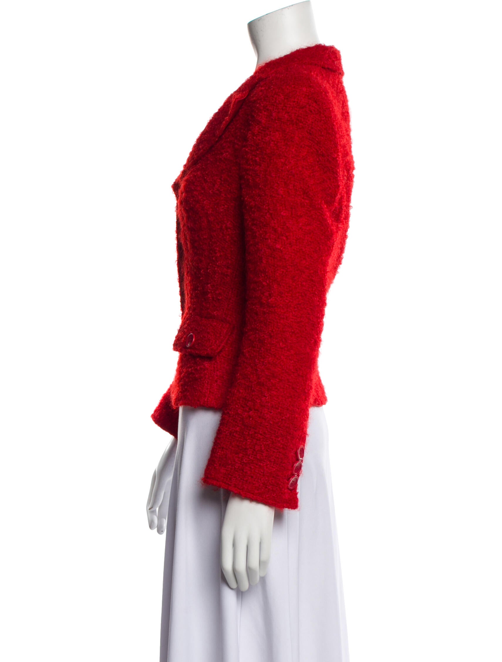 Armani Collezioni Mohair Tweed Pattern Evening Jacket