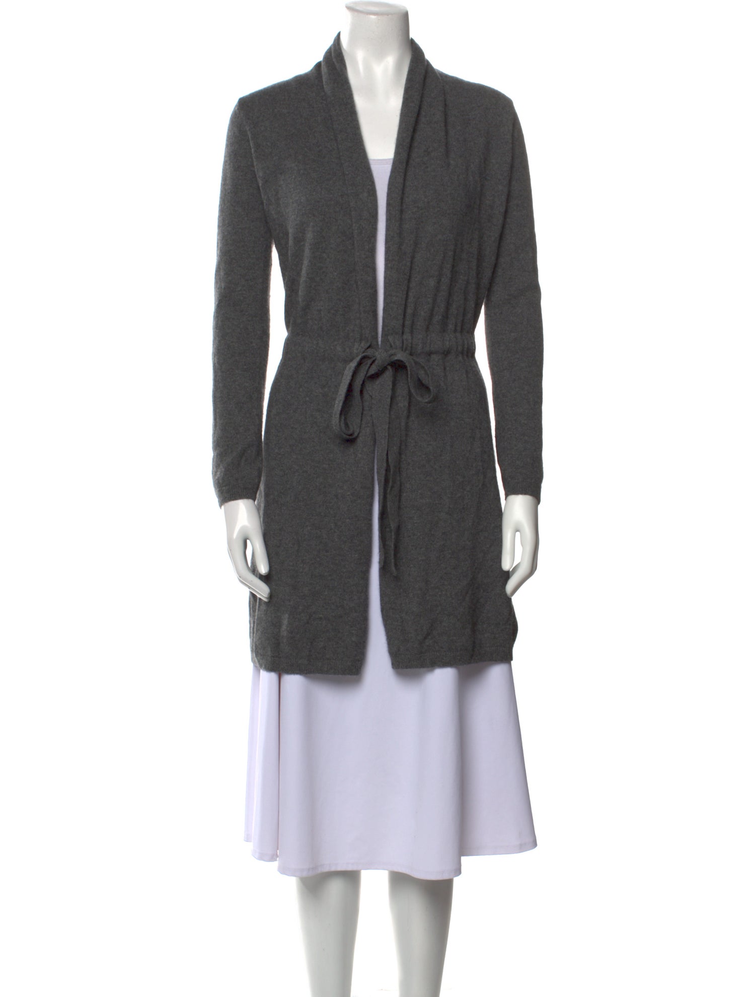 Armani Collezioni Cashmere Plunge Neckline Sweater