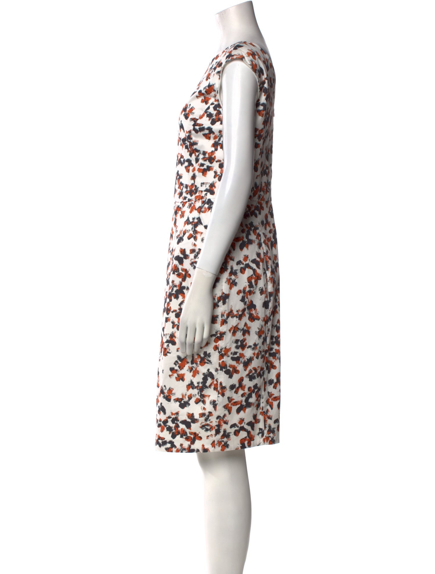 Armani Collezioni Printed Knee-Length Dress