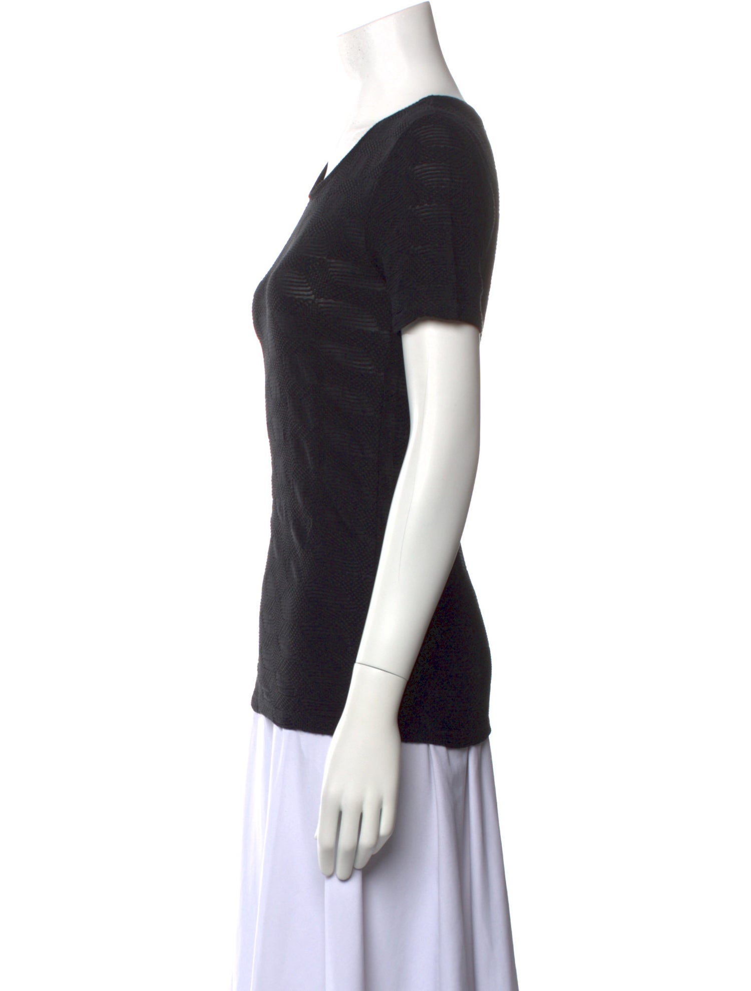 Armani Collezioni Scoop Neck Short Sleeve T-Shirt w/ Tags