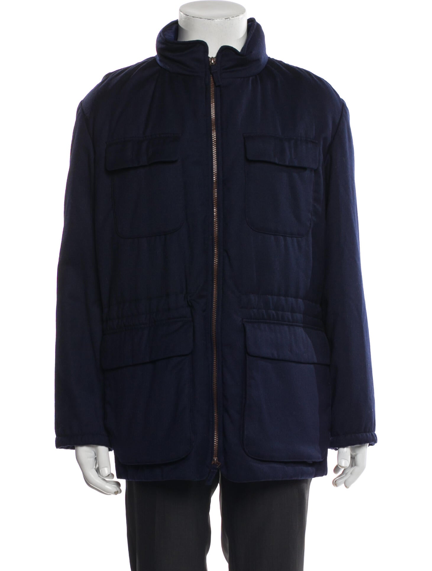 Armani Collezioni Wool Utility Jacket