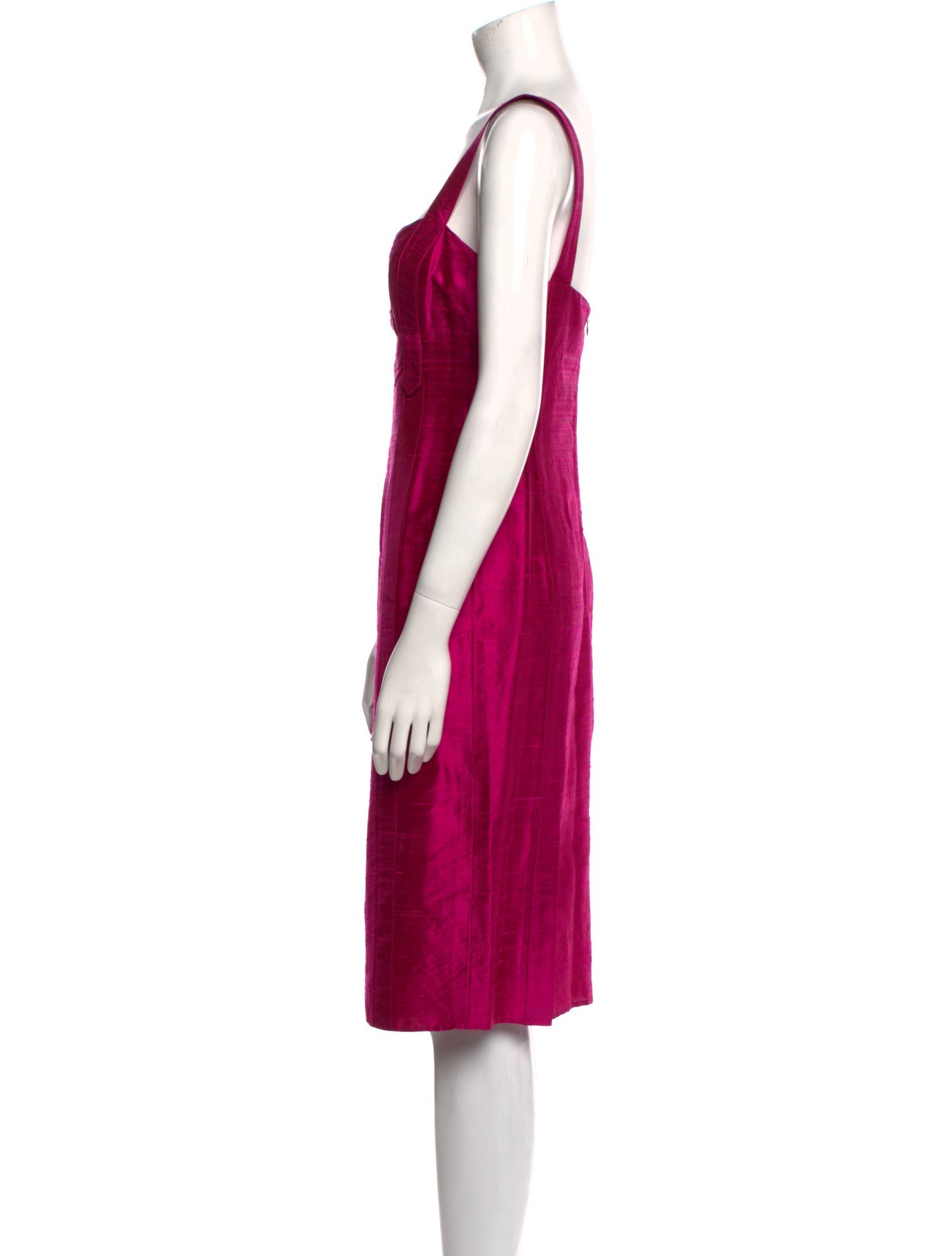 Armani Collezioni Silk Knee-Length Dress
