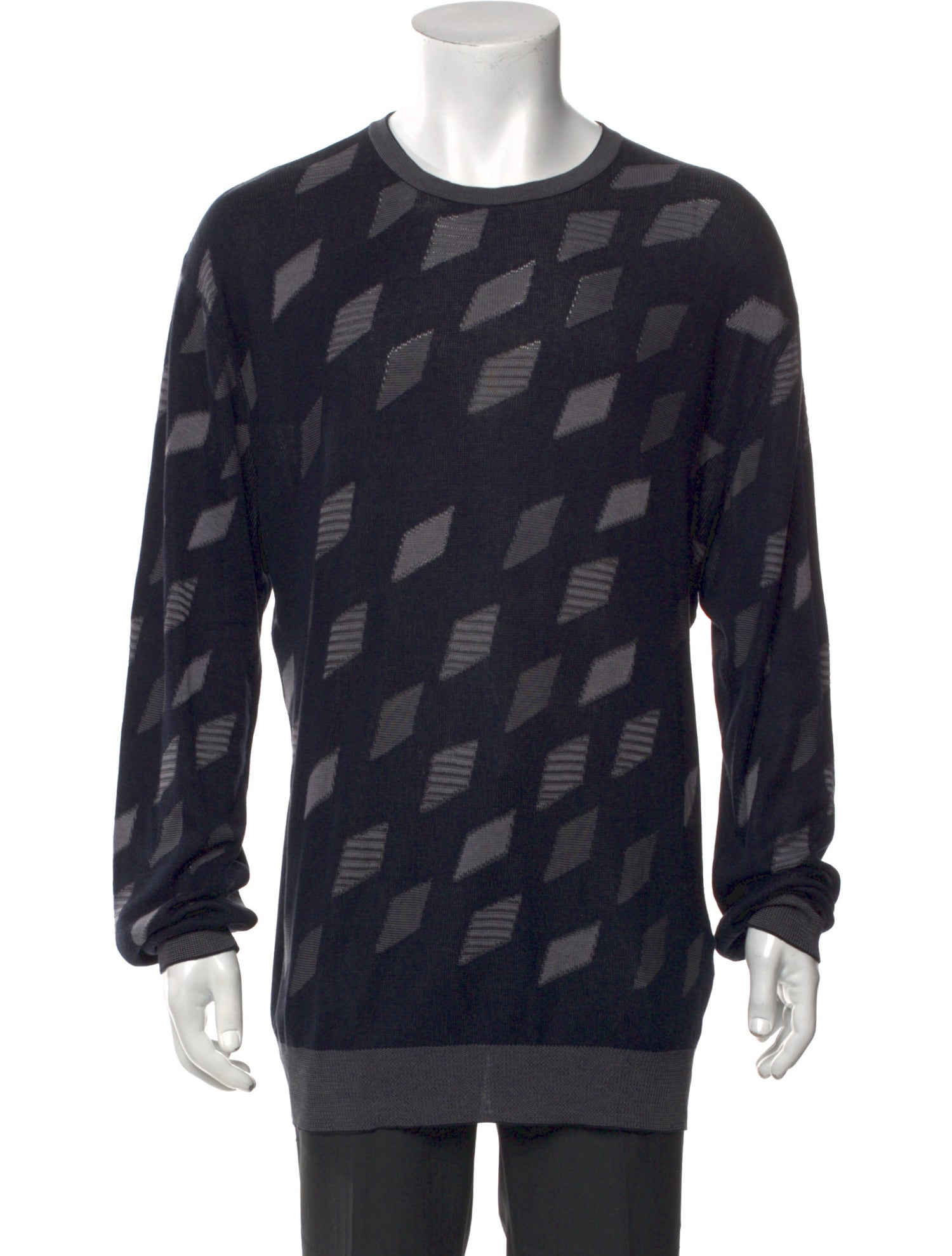Armani Collezioni Silk Printed Pullover