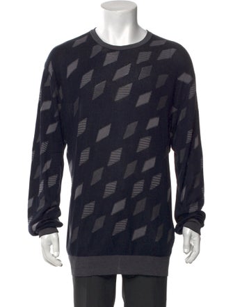 Armani Collezioni Silk Printed Pullover