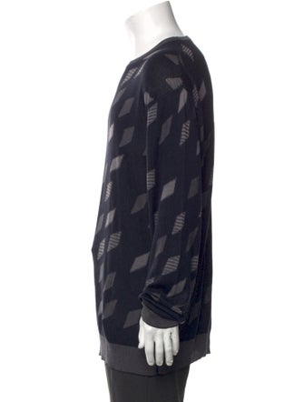 Armani Collezioni Silk Printed Pullover