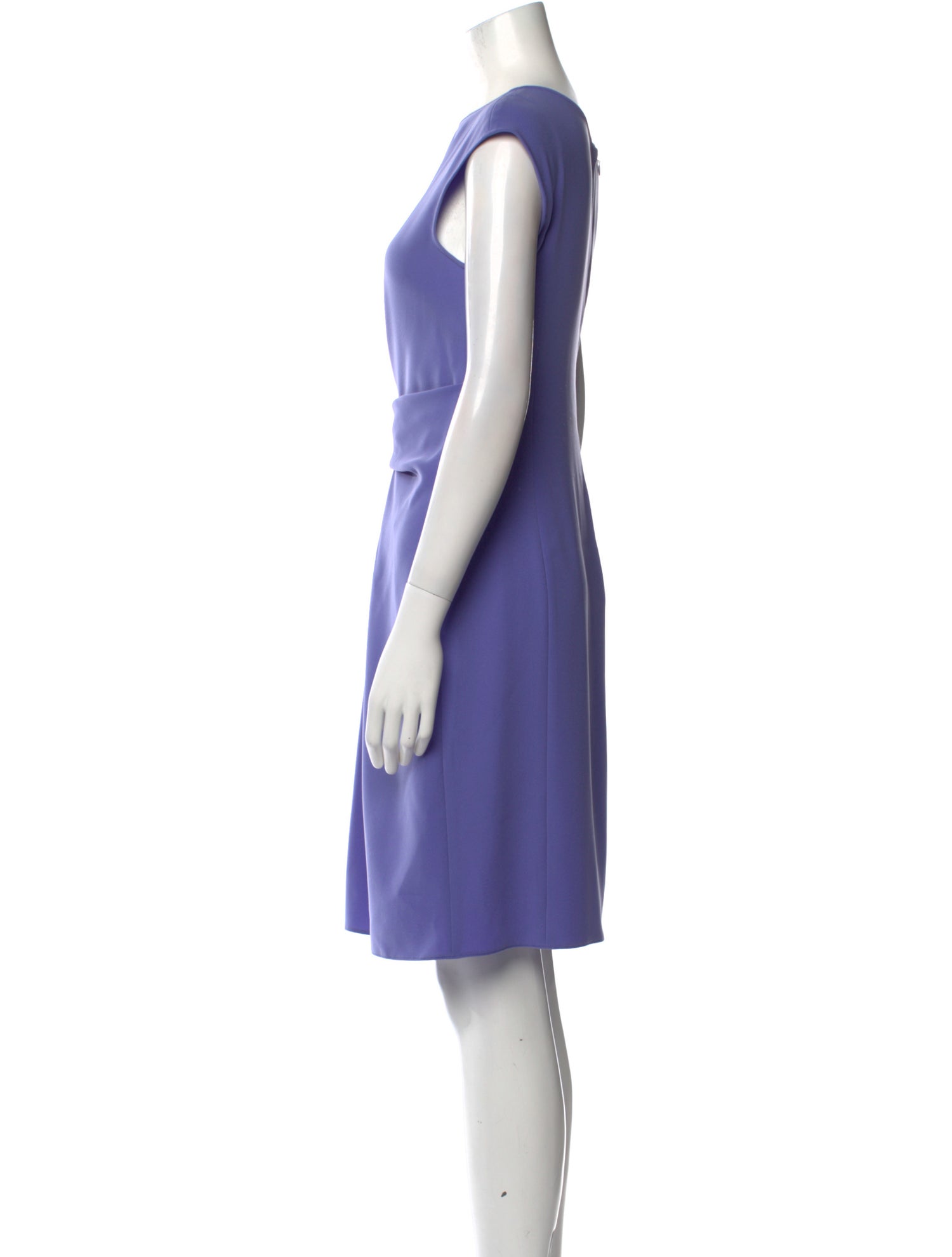 Armani Collezioni Bateau Neckline Knee-Length Dress