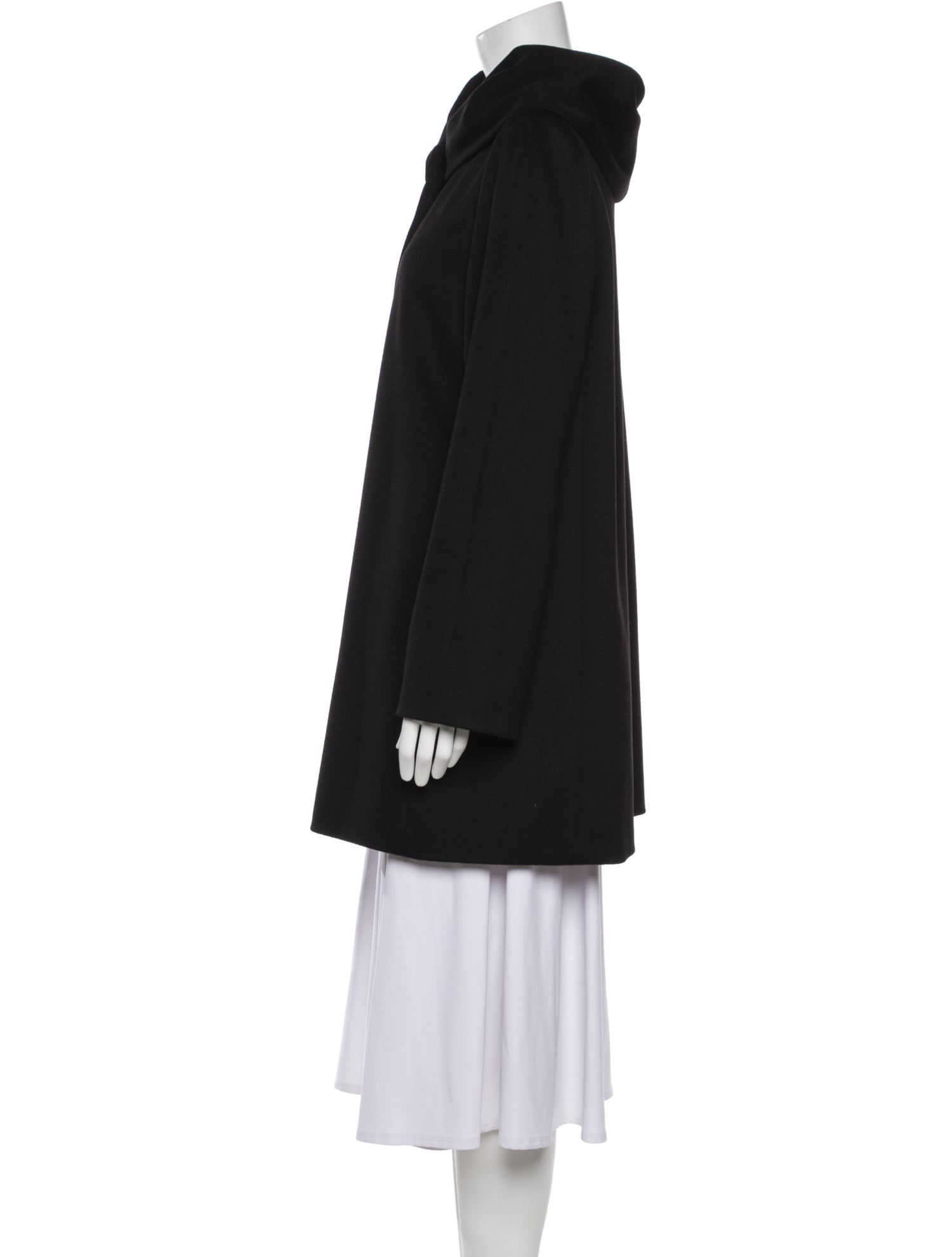 Armani Collezioni Virgin Wool Faux Fur Coat