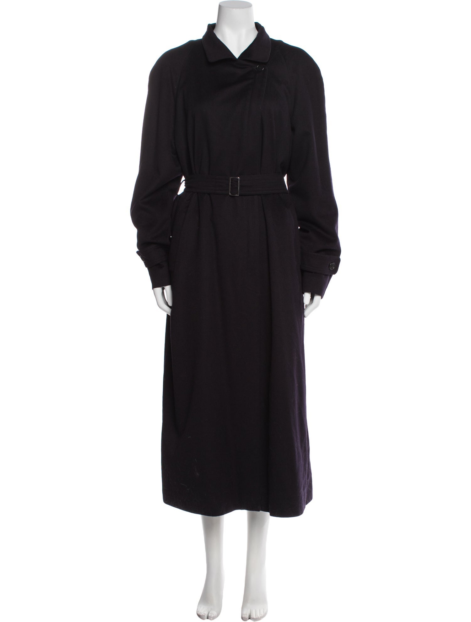 Armani Collezioni Wool Trench Coat